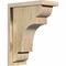 Ekena Millwork New Brighton Rough Sawn Corbel w/Backplate, Douglas Fir, 6"W x 12"D x 16"H COR06X12X16NEB01RDF - alternate 1